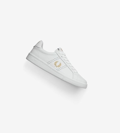 Fred Perry B721 Sneakers Herre Hvide | 809734-LHV