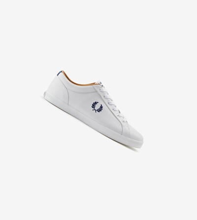 Fred Perry Baseline Sneakers Herre Hvide | 619538-OTW