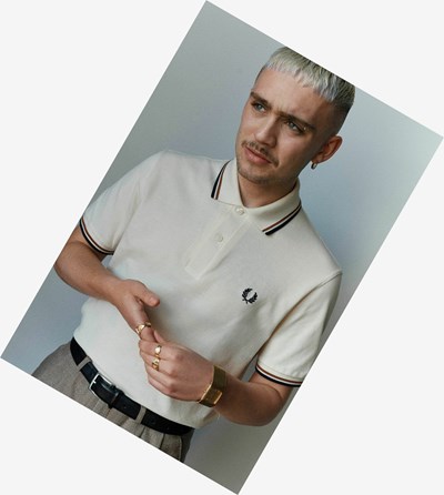 Fred Perry M12 Polo Shirt Herre Mørkeblå | 503812-DGY
