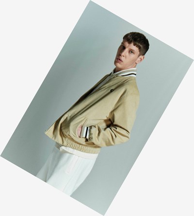 Fred Perry Made In England Needlecord Tennis Bomber Frakker & Jakke Herre Grå | 513806-JOK