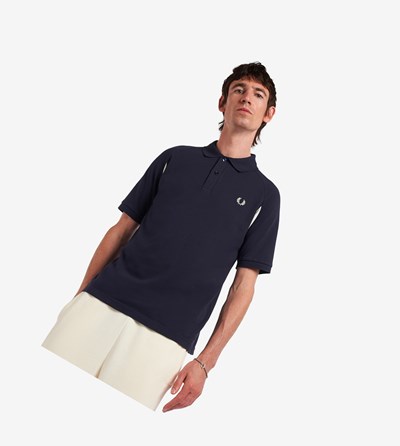 Fred Perry Reissues Raglan Sleeve Polo Shirt Herre Mørkegrå | 543276-GBZ